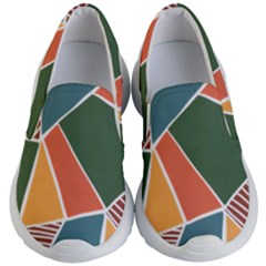 Geometric Colors   Kids Lightweight Slip Ons by ConteMonfrey