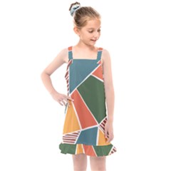 Geometric Colors   Kids  Overall Dress by ConteMonfrey