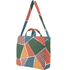 Geometric Colors   Square Shoulder Tote Bag by ConteMonfrey