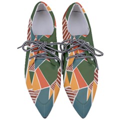 Geometric Colors   Pointed Oxford Shoes by ConteMonfrey