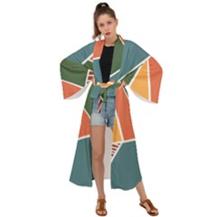 Geometric Colors   Maxi Kimono by ConteMonfrey