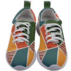 Geometric Colors   Kids Athletic Shoes by ConteMonfrey