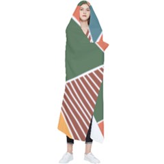 Geometric Colors   Wearable Blanket by ConteMonfrey