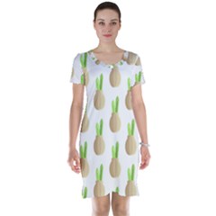 Succulent Vases  Short Sleeve Nightdress by ConteMonfrey