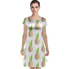 Succulent Vases  Cap Sleeve Nightdress by ConteMonfrey