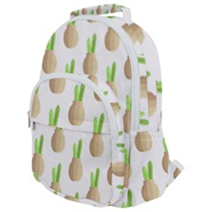 Succulent Vases  Rounded Multi Pocket Backpack by ConteMonfrey