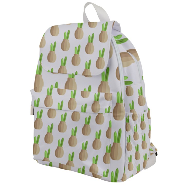 Succulent Vases  Top Flap Backpack