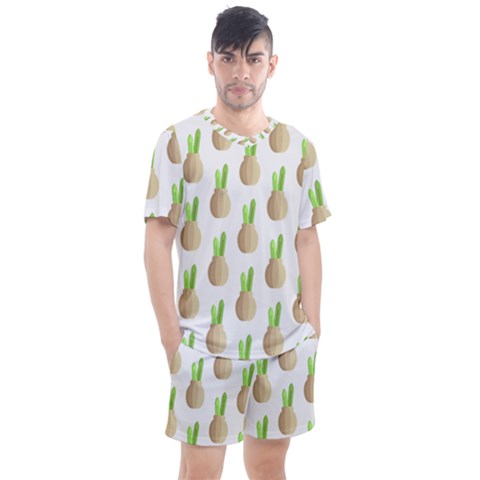 Succulent Vases  Men s Mesh Tee And Shorts Set by ConteMonfrey