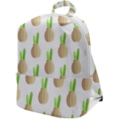 Succulent Vases  Zip Up Backpack by ConteMonfrey