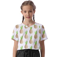 Succulent Vases  Kids  Basic Tee by ConteMonfrey