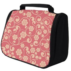 Pink Floral Wall Full Print Travel Pouch (big) by ConteMonfrey