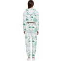 Green Nature Leaves Draw   Cropped Zip Up Lounge Set View2