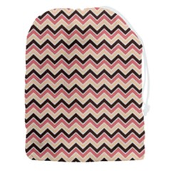 Geometric Pink Waves  Drawstring Pouch (3xl) by ConteMonfrey