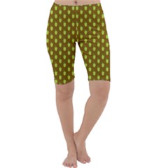 All The Green Apples  Cropped Leggings  by ConteMonfrey