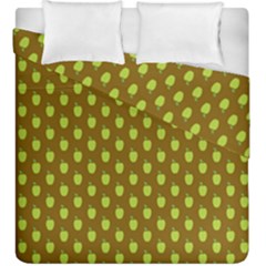 All The Green Apples  Duvet Cover Double Side (king Size) by ConteMonfrey