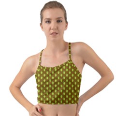 All The Green Apples  Mini Tank Bikini Top by ConteMonfrey