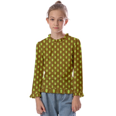 All The Green Apples  Kids  Frill Detail Tee by ConteMonfrey