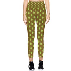 All The Green Apples  Pocket Leggings  by ConteMonfrey