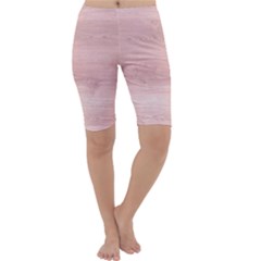 Pink Wood  Cropped Leggings  by ConteMonfrey