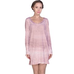 Pink Wood  Long Sleeve Nightdress by ConteMonfrey