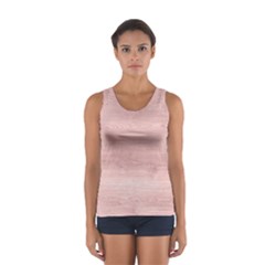 Pink Wood  Sport Tank Top  by ConteMonfrey