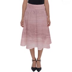 Pink Wood  Perfect Length Midi Skirt by ConteMonfrey