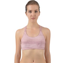 Pink Wood  Back Web Sports Bra by ConteMonfrey