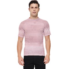 Pink Wood  Men s Short Sleeve Rash Guard by ConteMonfrey