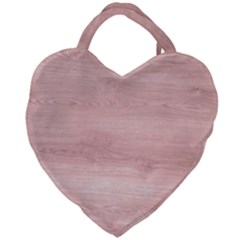 Pink Wood  Giant Heart Shaped Tote by ConteMonfrey