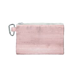 Pink Wood  Canvas Cosmetic Bag (small) by ConteMonfrey