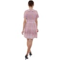 Pink Wood  Short Sleeve Shoulder Cut Out Dress  View2