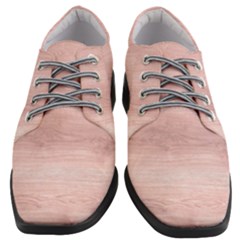 Pink Wood  Women Heeled Oxford Shoes by ConteMonfrey