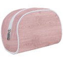 Pink Wood  Make Up Case (Medium) View1