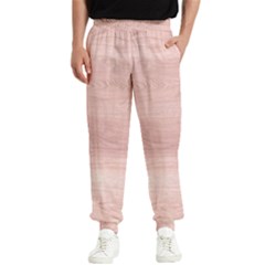 Pink Wood  Men s Elastic Waist Pants by ConteMonfrey