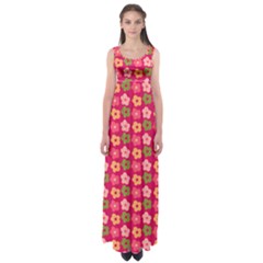 Little Flowers Garden   Empire Waist Maxi Dress by ConteMonfrey