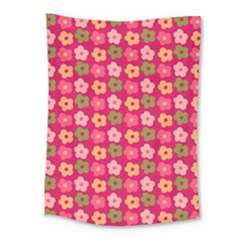 Little Flowers Garden   Medium Tapestry by ConteMonfrey