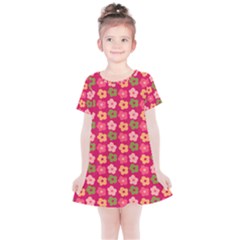 Little Flowers Garden   Kids  Simple Cotton Dress by ConteMonfrey