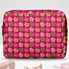 Little Flowers Garden   Make Up Pouch (large) by ConteMonfrey