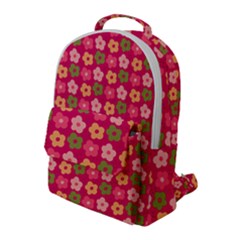 Little Flowers Garden   Flap Pocket Backpack (large) by ConteMonfrey