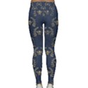 Blue Golden Bee Classic Yoga Leggings View2