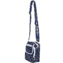 Blue Golden Bee Shoulder Strap Belt Bag View2