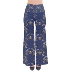 Blue Golden Bee So Vintage Palazzo Pants by ConteMonfrey