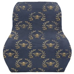 Blue Golden Bee Car Seat Back Cushion  by ConteMonfrey