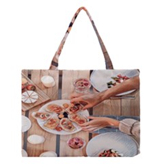 A Beautiful Table - Italian Food Medium Tote Bag by ConteMonfrey