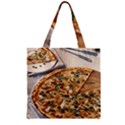 A Pizza A Day Takes The Sadness Away Zipper Grocery Tote Bag View1