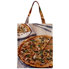 A Pizza A Day Takes The Sadness Away Zipper Classic Tote Bag by ConteMonfrey