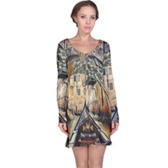 Art Venice Channel Long Sleeve Nightdress by ConteMonfrey