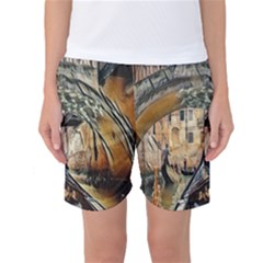 Art Venice Channel Women s Basketball Shorts by ConteMonfrey