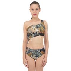 Art Venice Channel Spliced Up Two Piece Swimsuit by ConteMonfrey