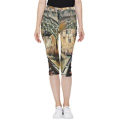 Art Venice Channel Inside Out Lightweight Velour Capri Leggings  by ConteMonfrey